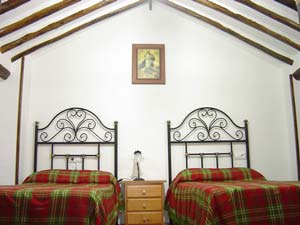 Dormitorio con camas individuales